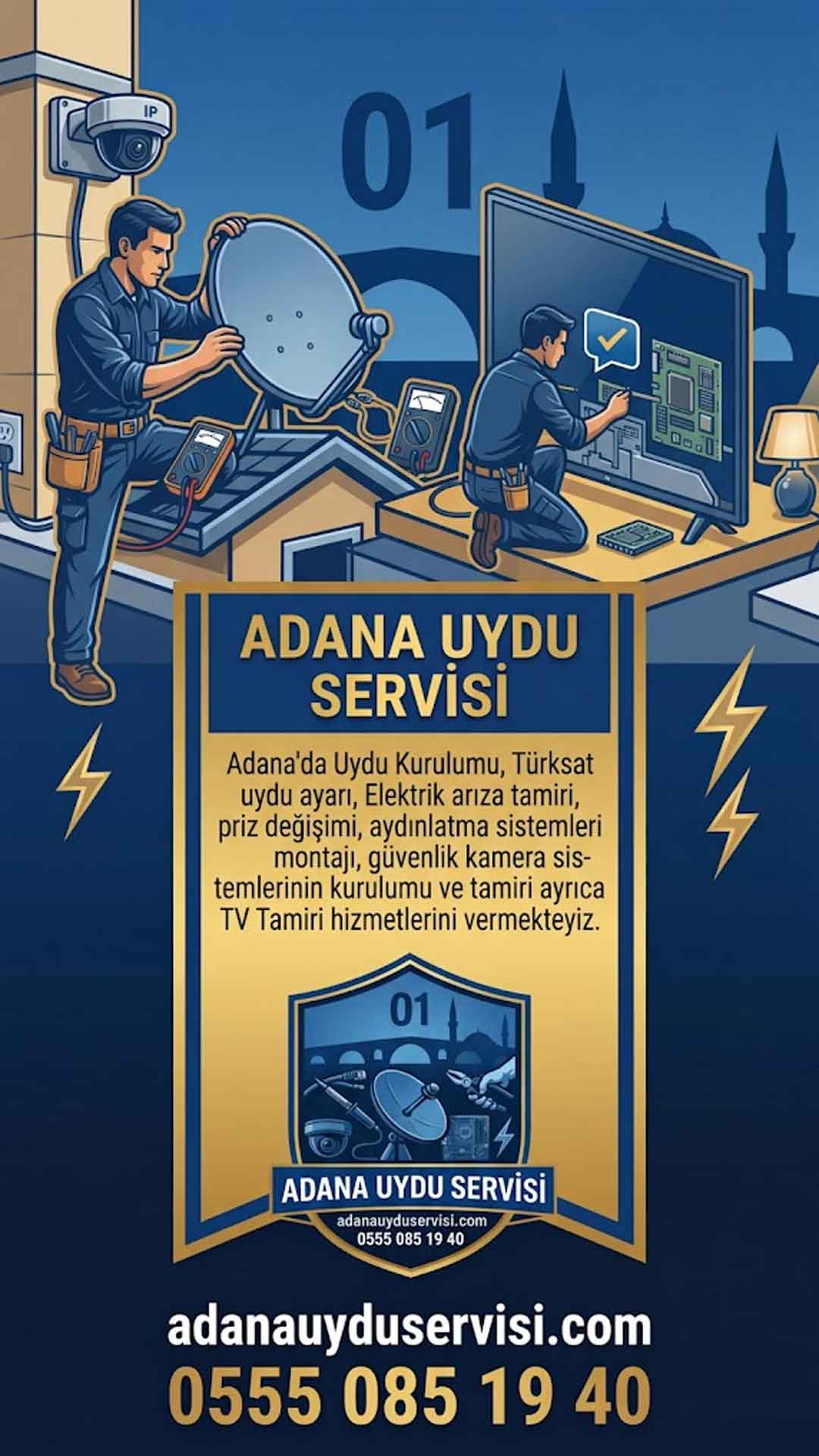 Adana Uydu Servisi Teknik Ekip