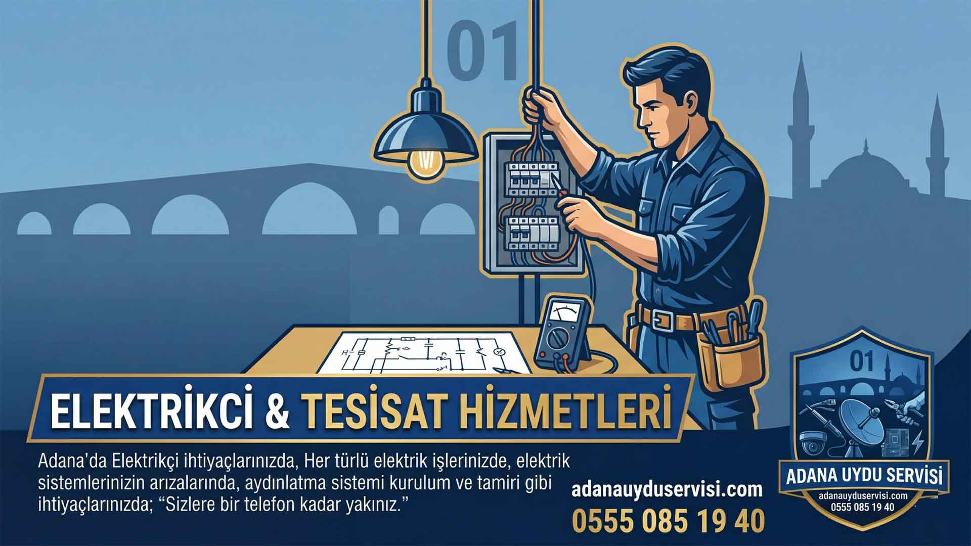 Adana Uydu Servisi Elektrikçi Kamera ☎️ 0555 085 19 40