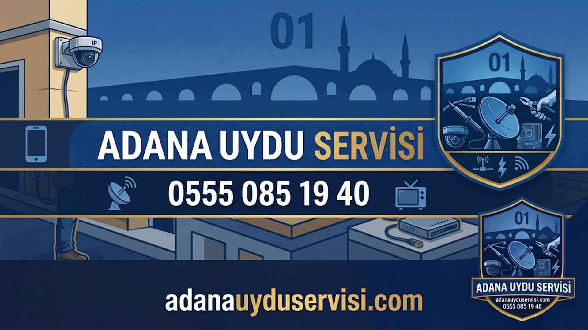 Adana Uydu Servisi Elektrikçi Kamera ☎️ 0555 085 19 40