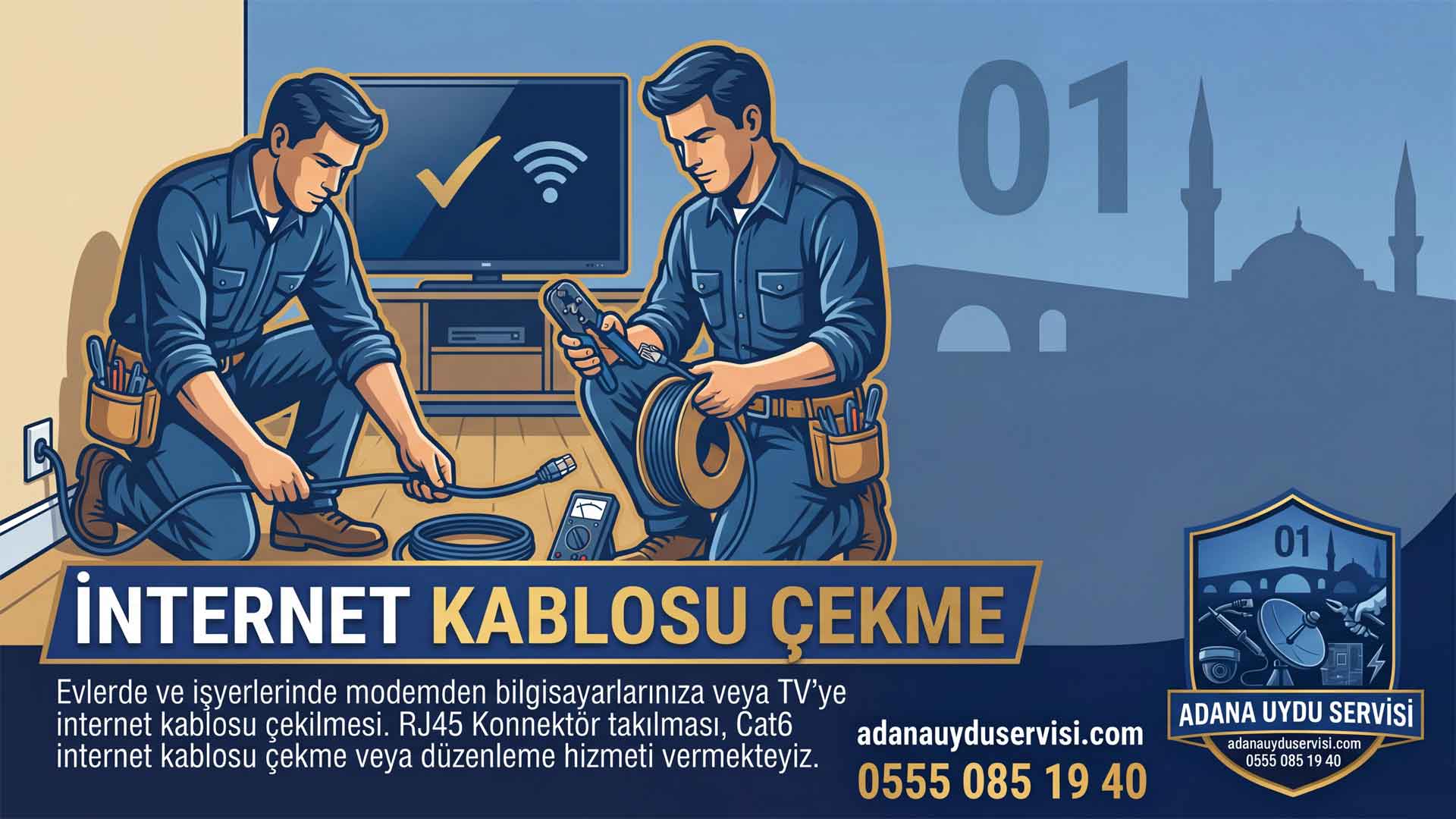 Adana Uydu Servisi Elektrikçi Kamera ☎️ 0555 085 19 40
